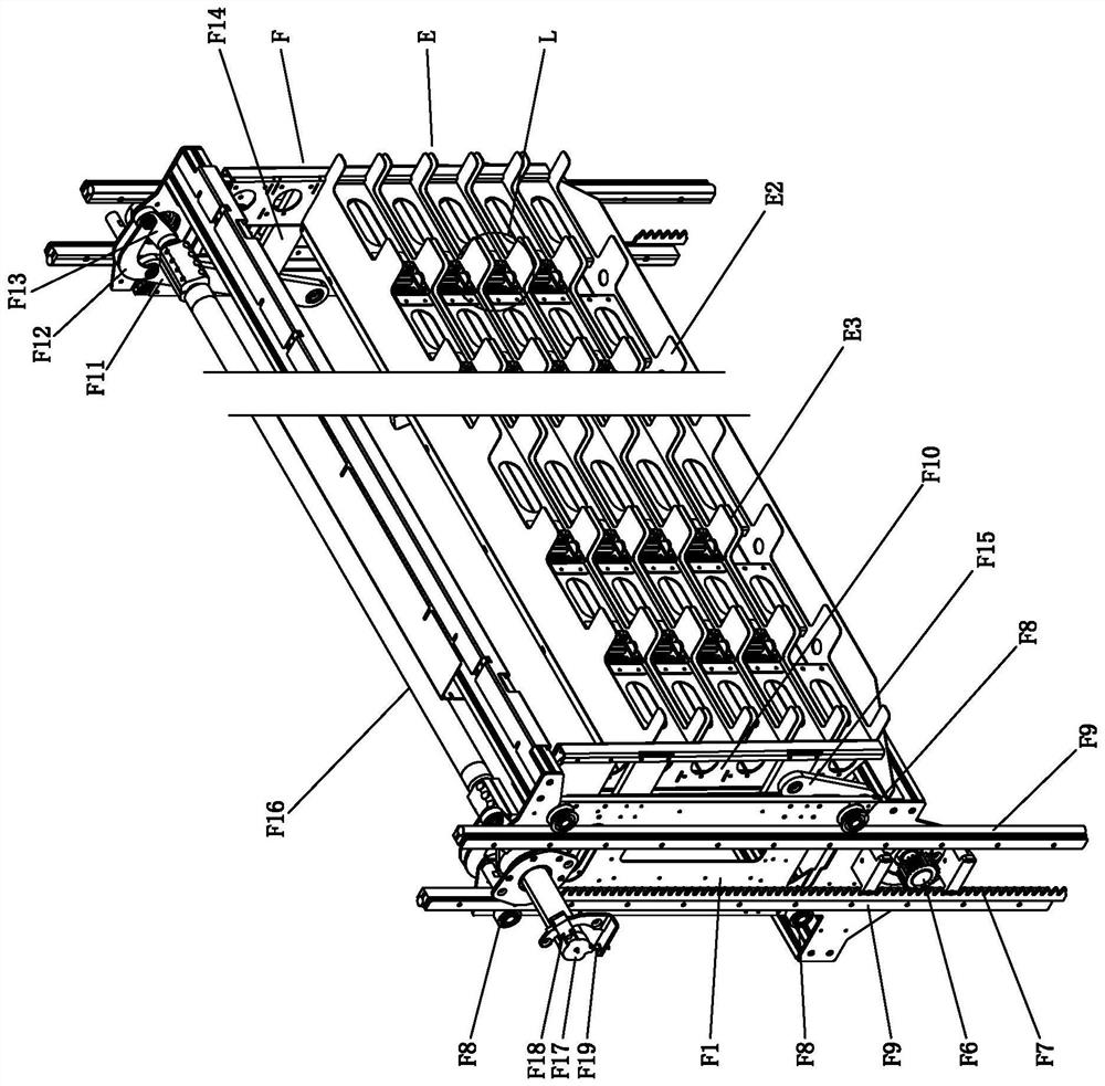 Storage system of intelligent paper box cutting machine