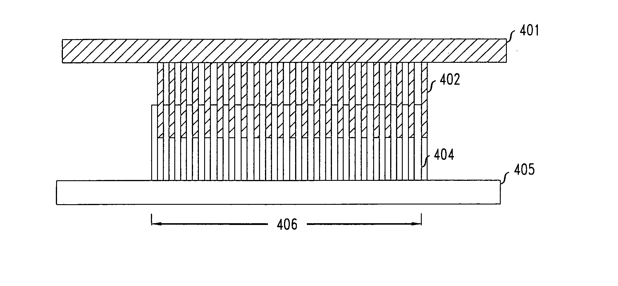 High density nanostructured interconnection