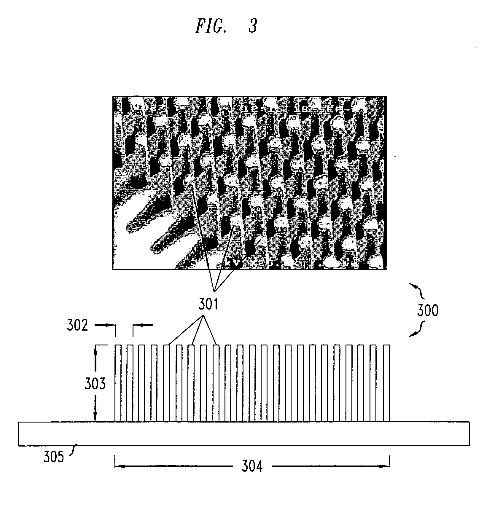 High density nanostructured interconnection