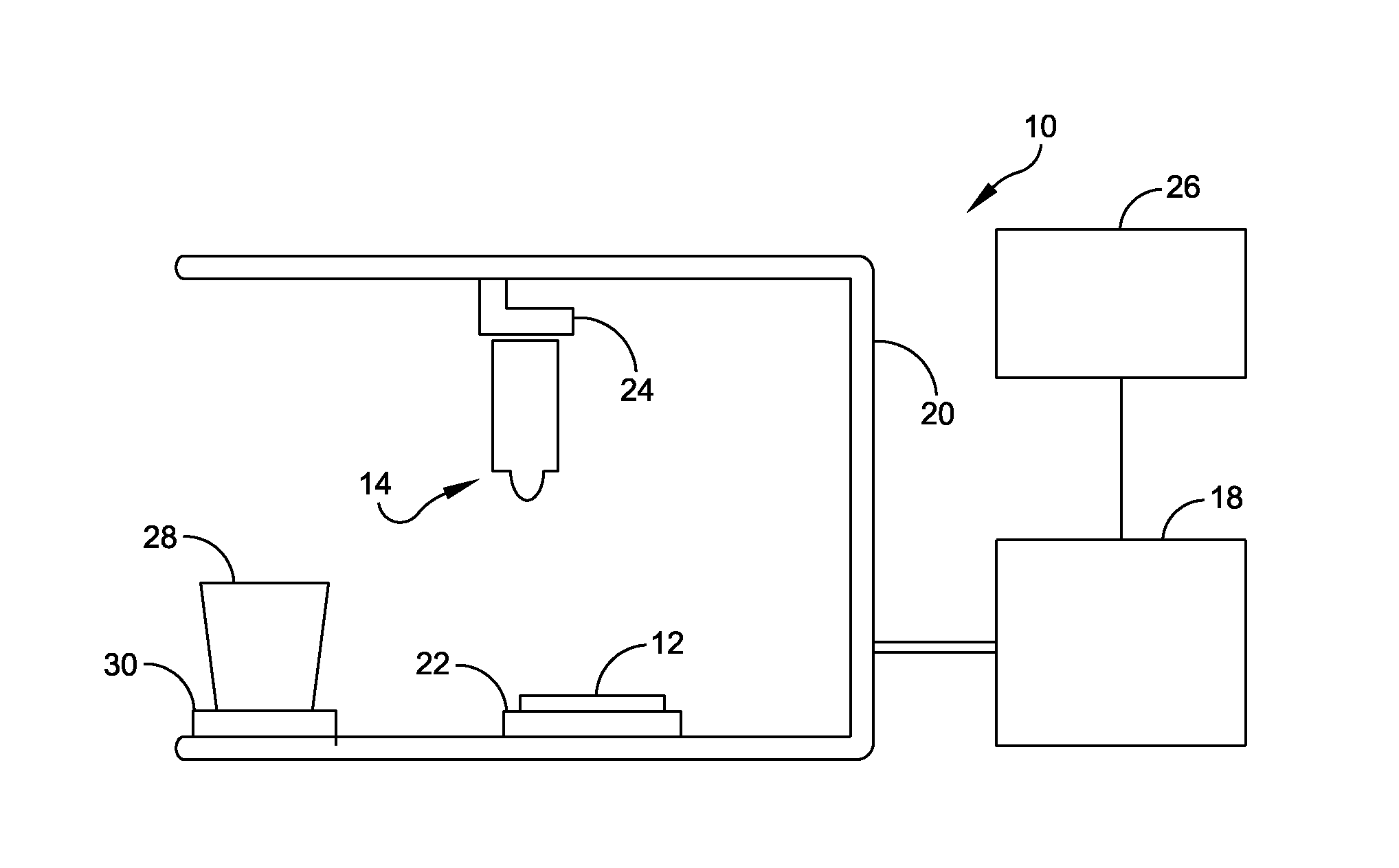 Material deposition system and method for depositing materials on a substrate