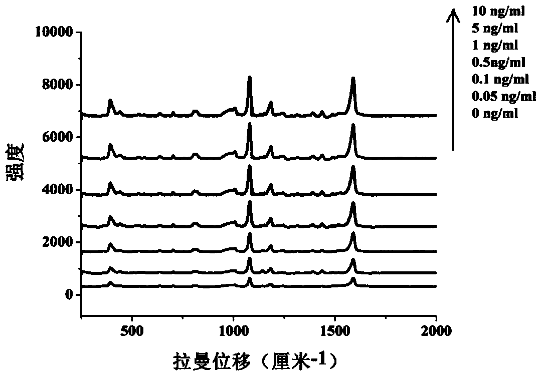 Method for building surface enhanced Raman scattering detection system