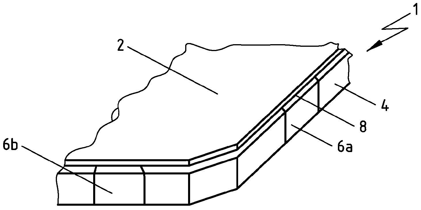 Solar cell having a dielectric rear face coating and method for producing same