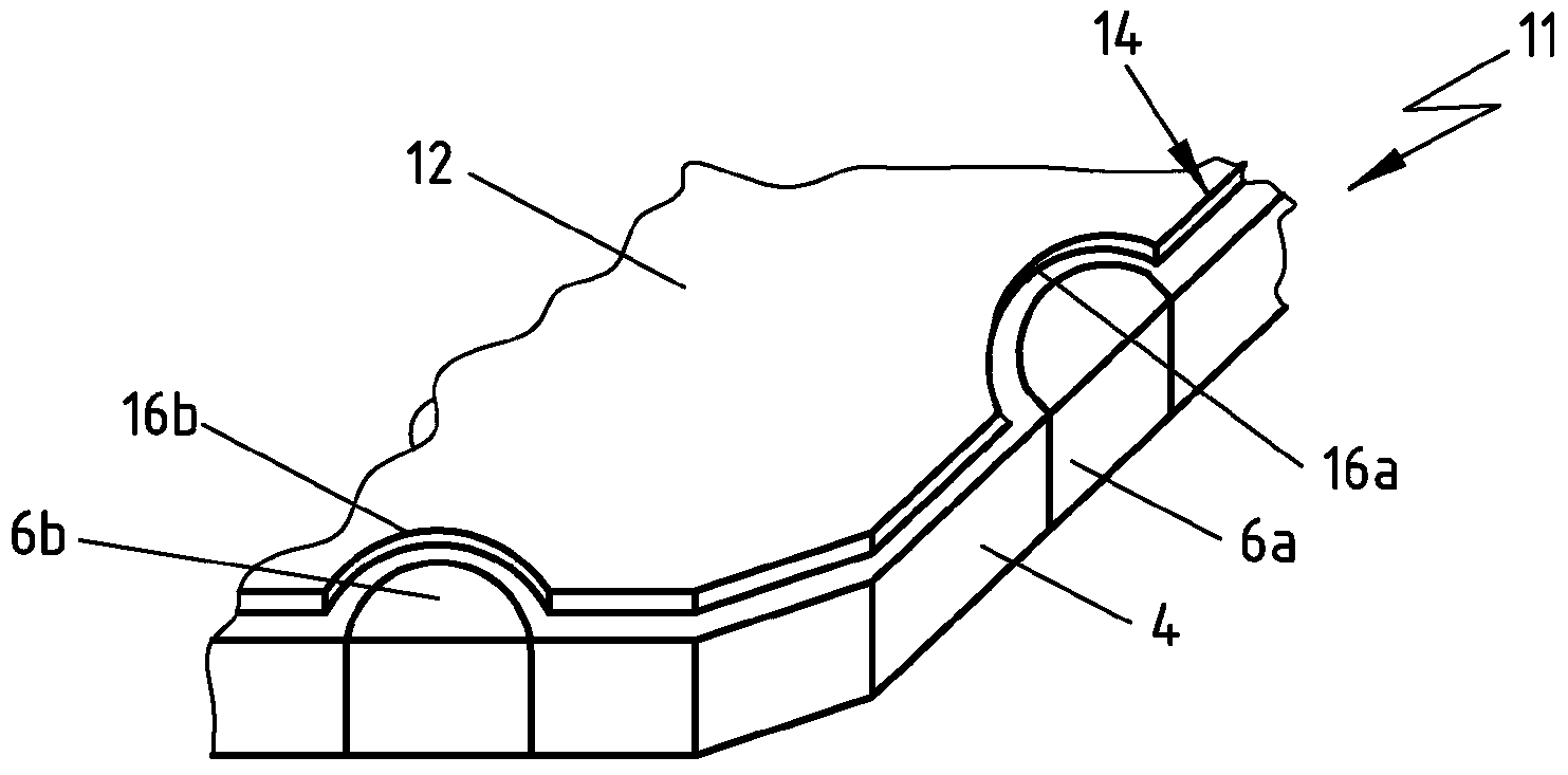 Solar cell having a dielectric rear face coating and method for producing same