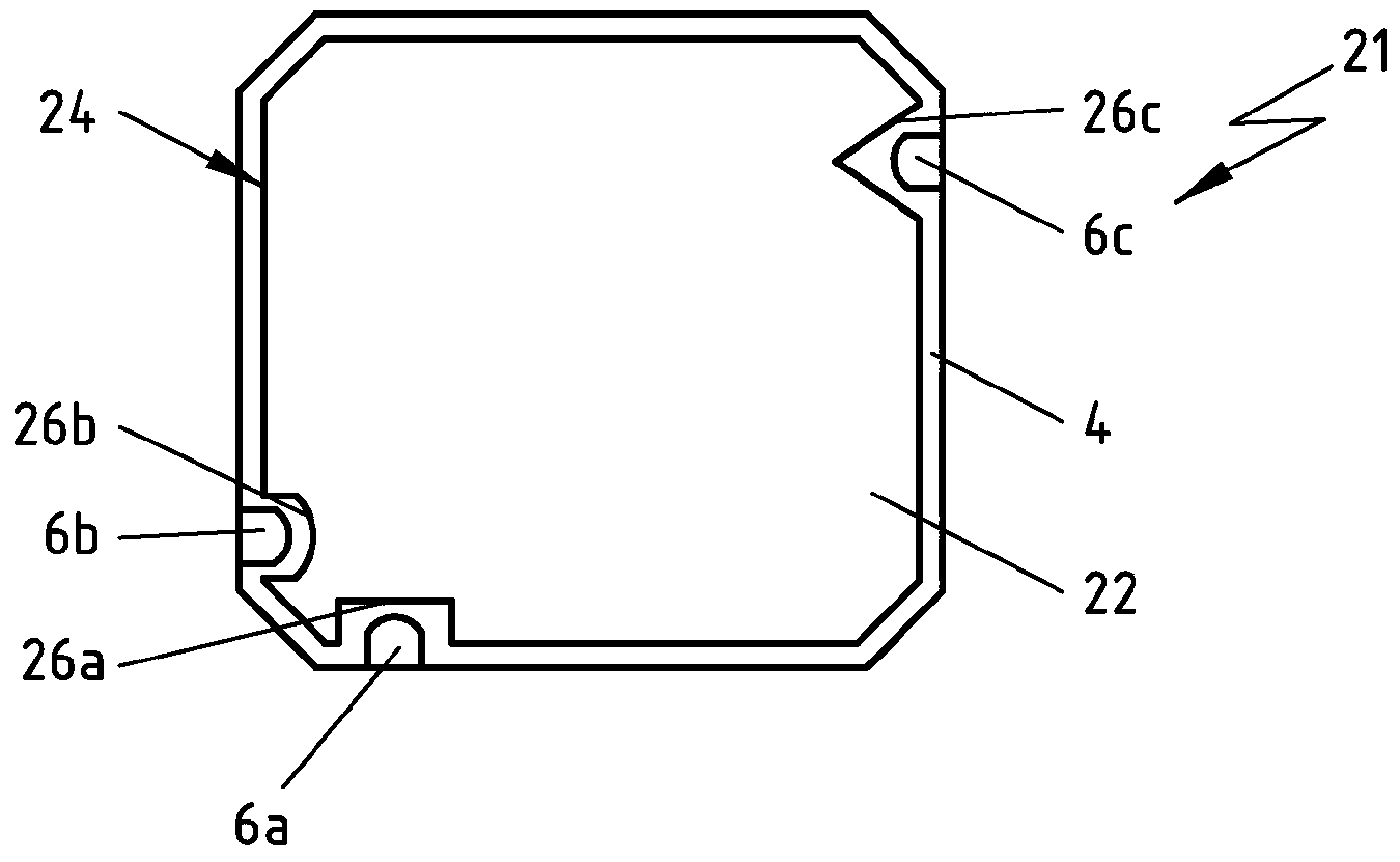 Solar cell having a dielectric rear face coating and method for producing same