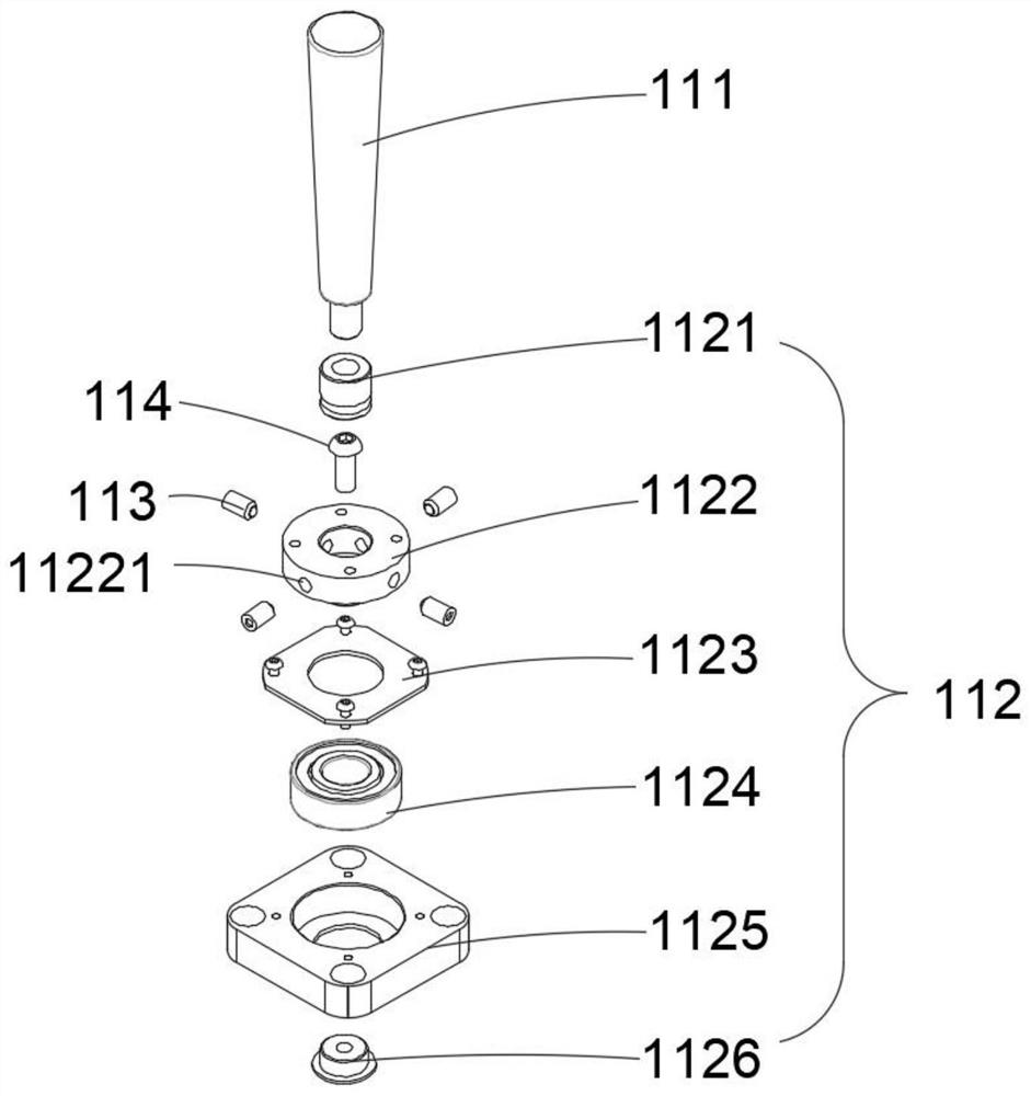 Upper-limb rehabilitation training device and control method therefor