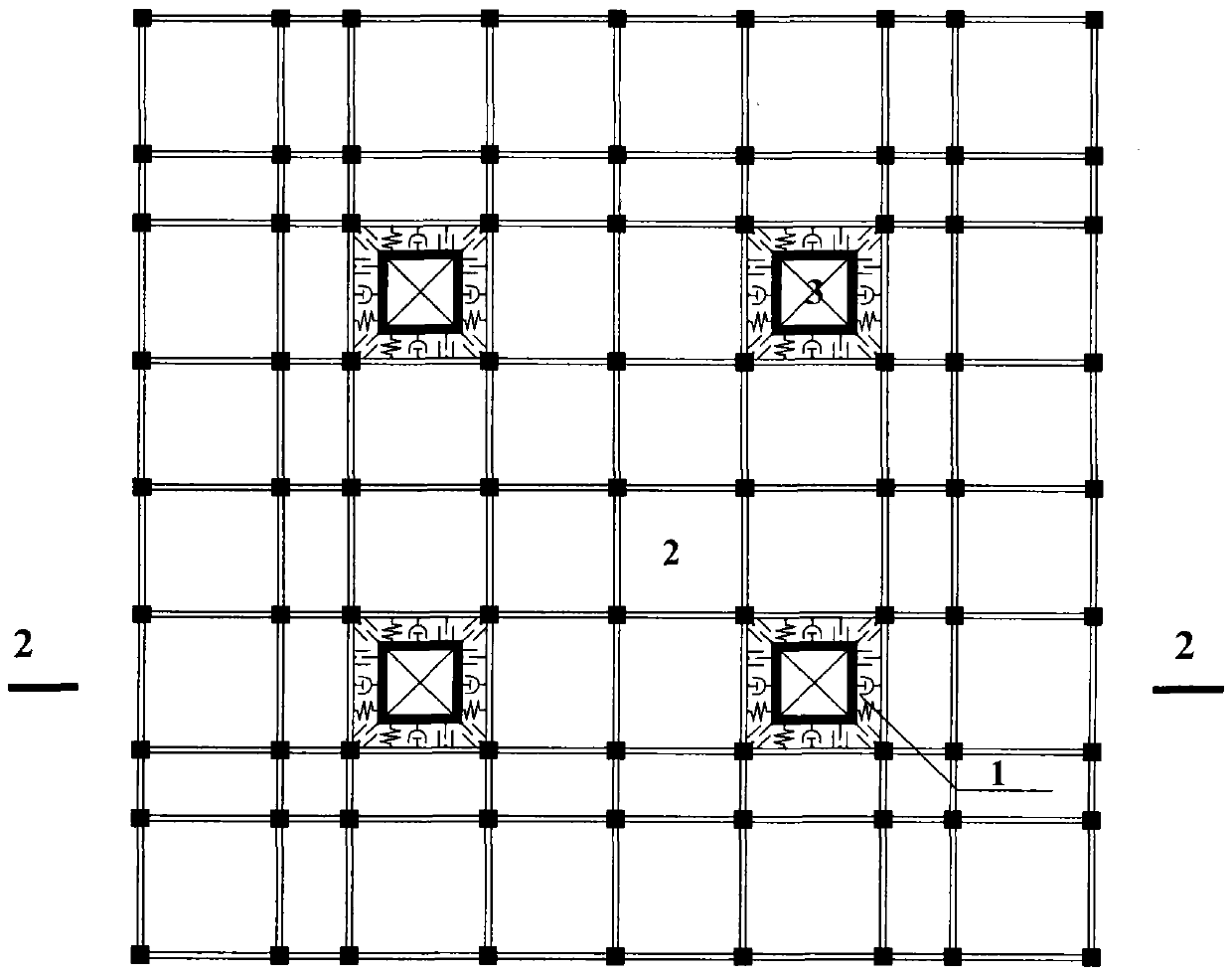 Structural horizontal or vertical and rotatable vibration isolation, shock absorption, energy dissipation structural system