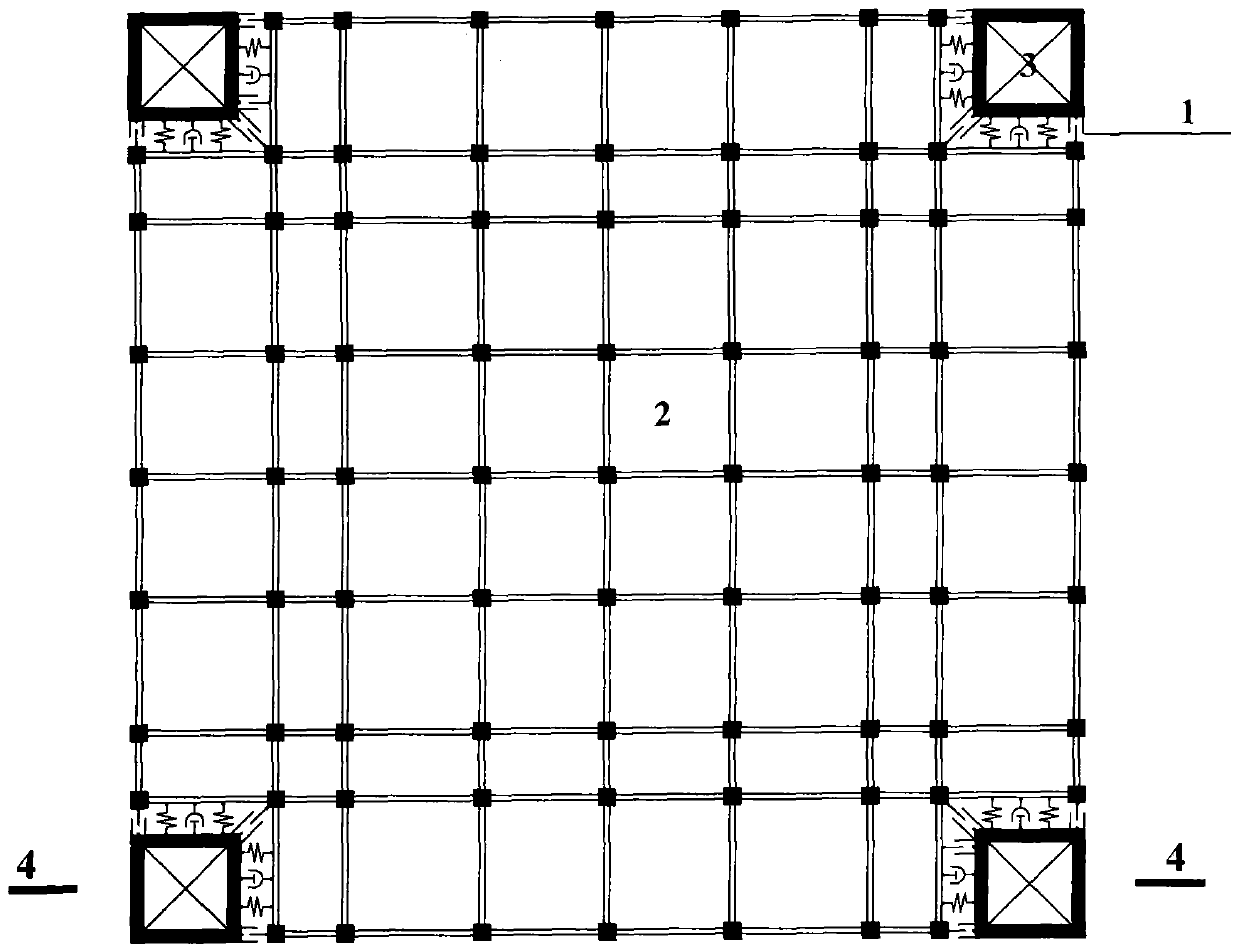 Structural horizontal or vertical and rotatable vibration isolation, shock absorption, energy dissipation structural system