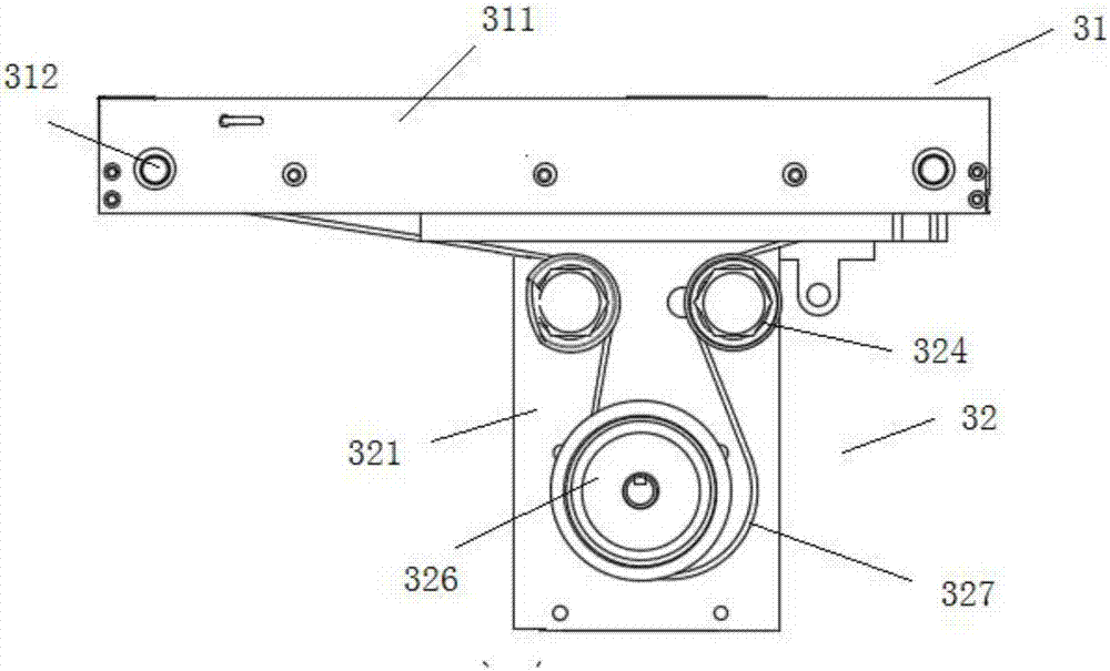 Cam carrying and blowing-dedusting device