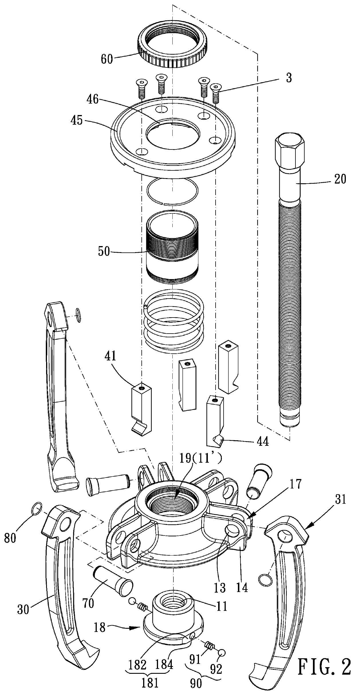 Detachment puller