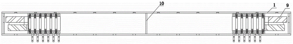 Bidirectional rolling shaft limited foldable pneumatic curtain bracket