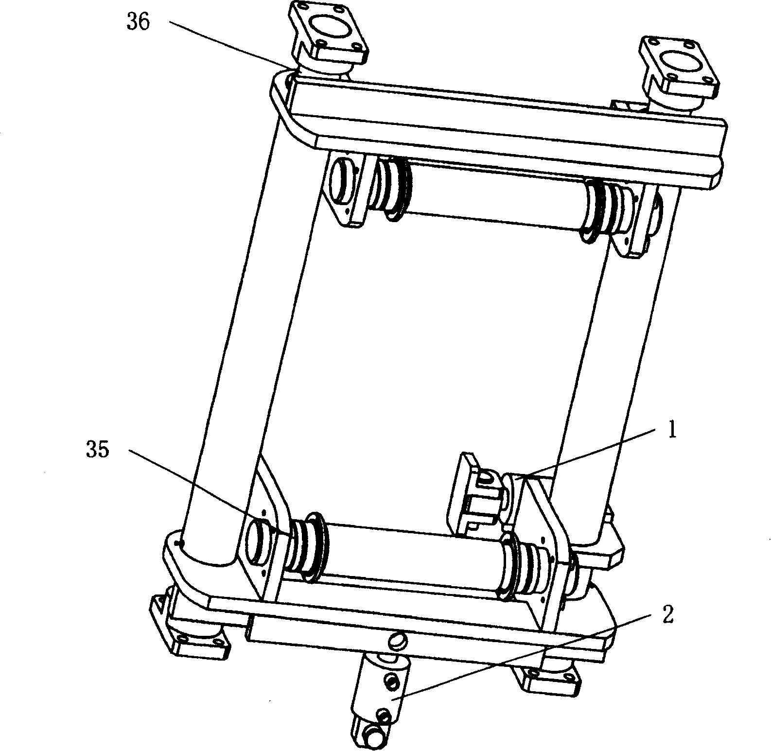 Flash welding machine for fixed steel rail