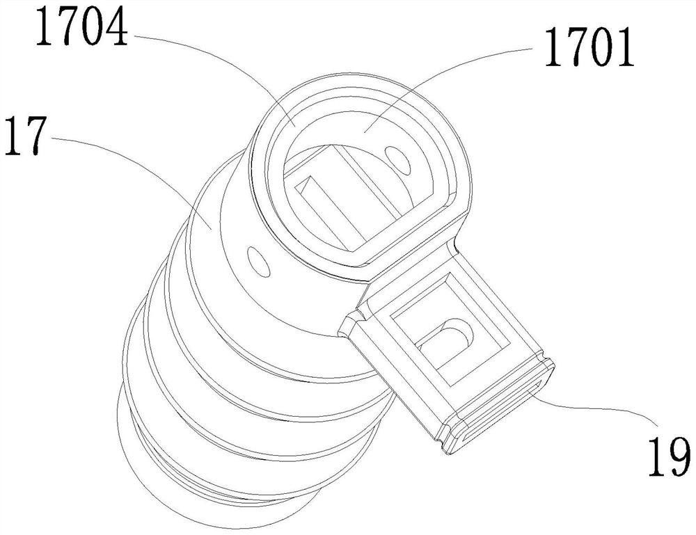 Intelligent isolating switch capable of being monitored on line