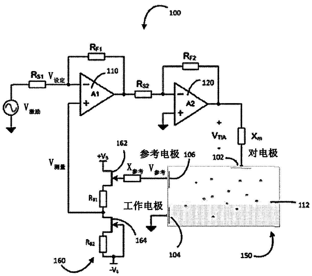 Nanoscale electrochemical interface for detection of analytes