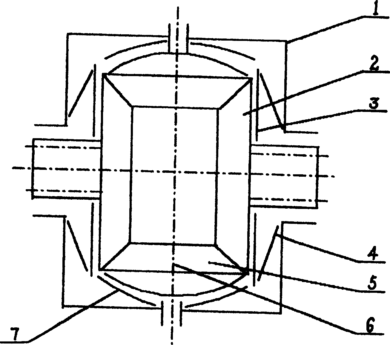 Differential mechanism with variable transmission ratio and eliminating slip