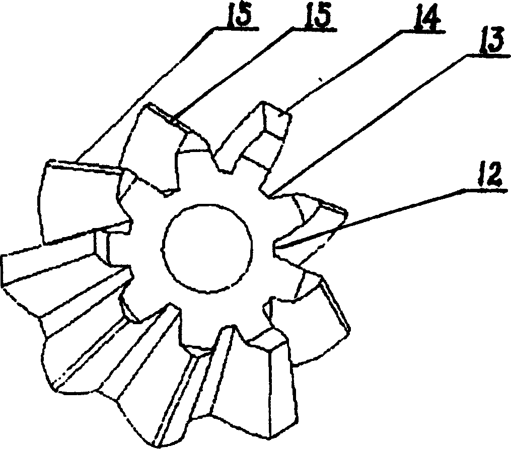 Differential mechanism with variable transmission ratio and eliminating slip