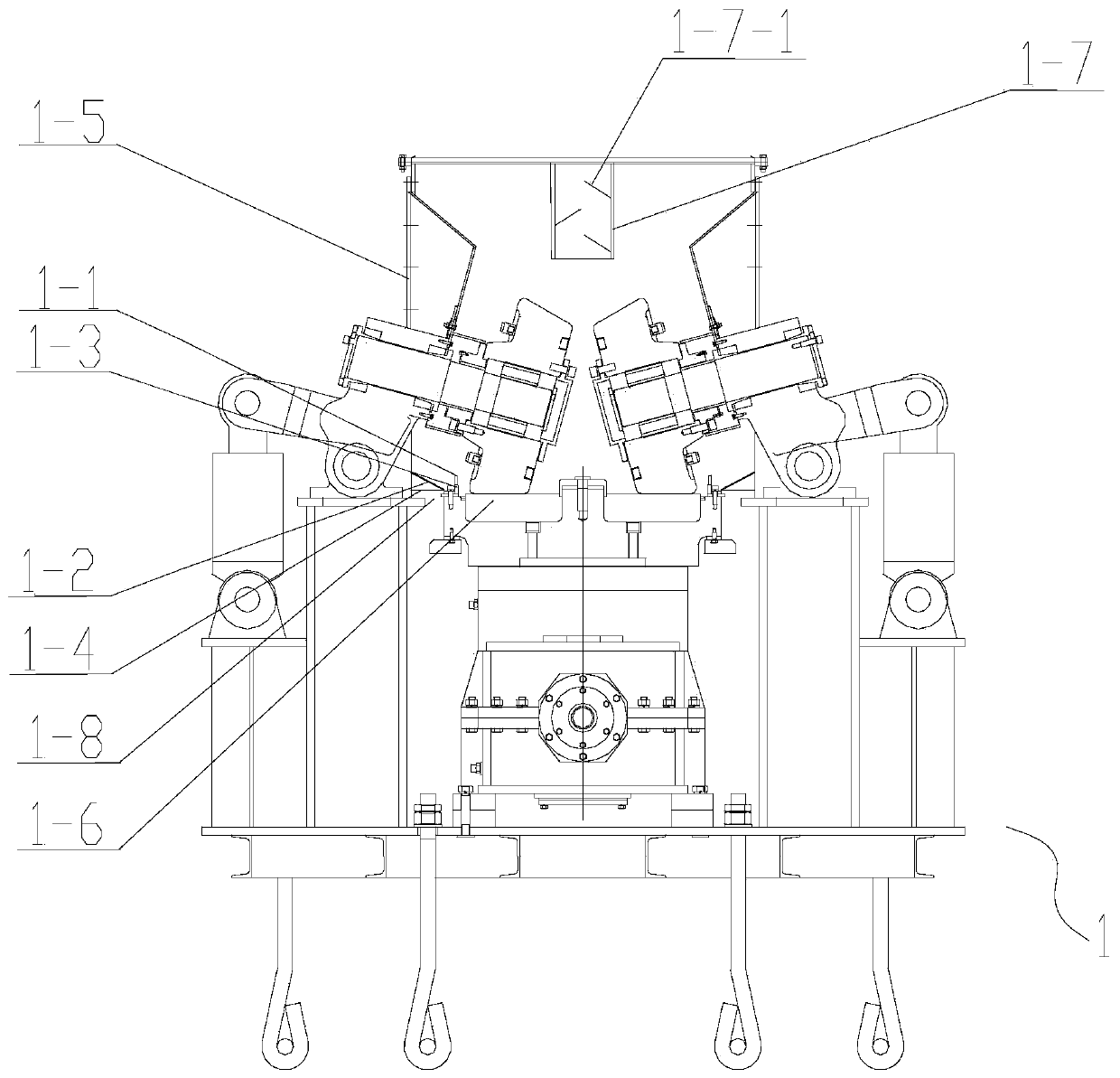 Raw material outer circulation final grinding system using self-screening function vertical mill and application