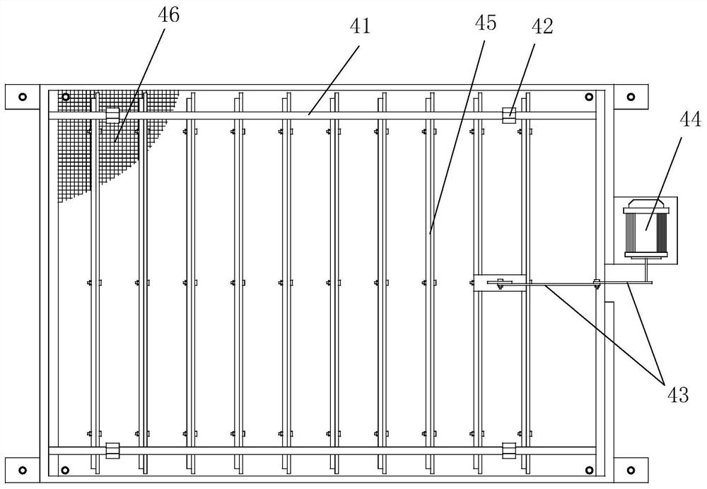 A wind tunnel experimental device for simulating snowfall for low mobility particles