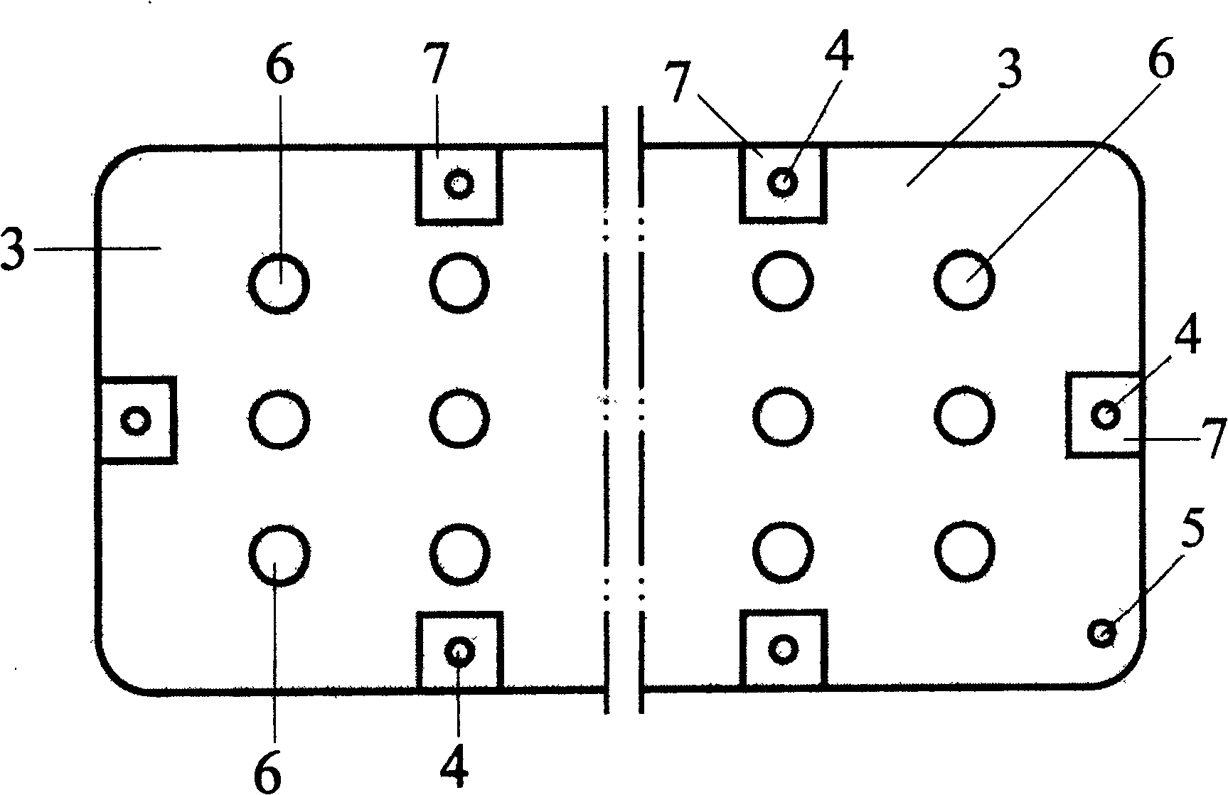 Rise and fall artificial floating floor of plants for biological treating sewage, preparation method and method of application