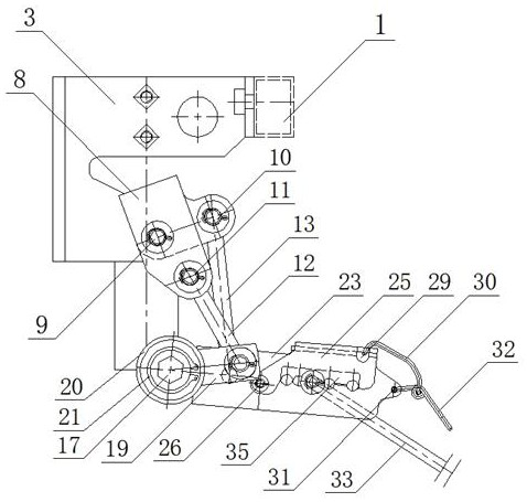 Agricultural accurate adjusting mechanism for fertilizer spreading