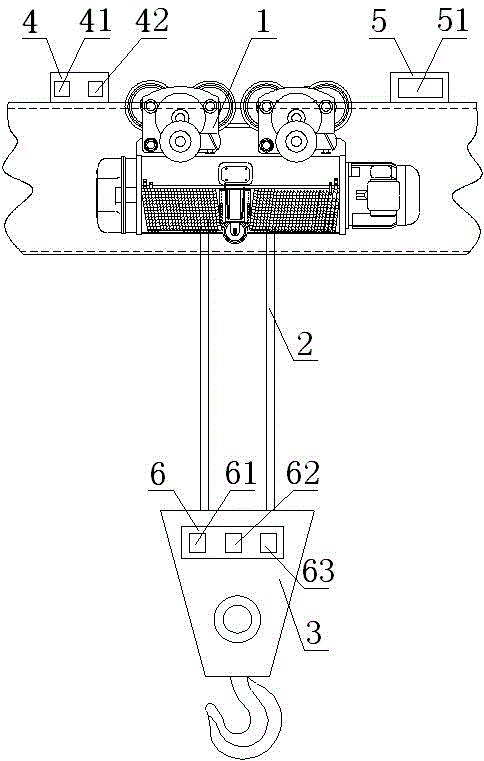 Robust sliding mode observation method and robust sliding mode observer for lifting deflection angle of crane