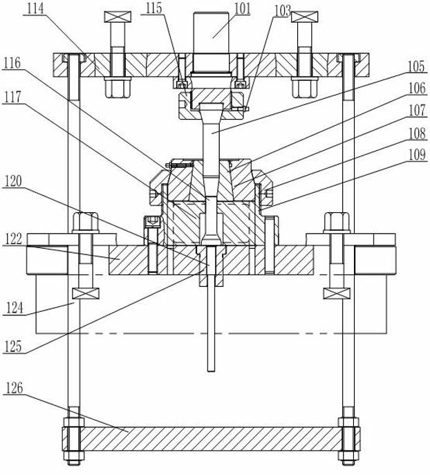 Forging method for forming through holes of working clamping plates by hot extrusion