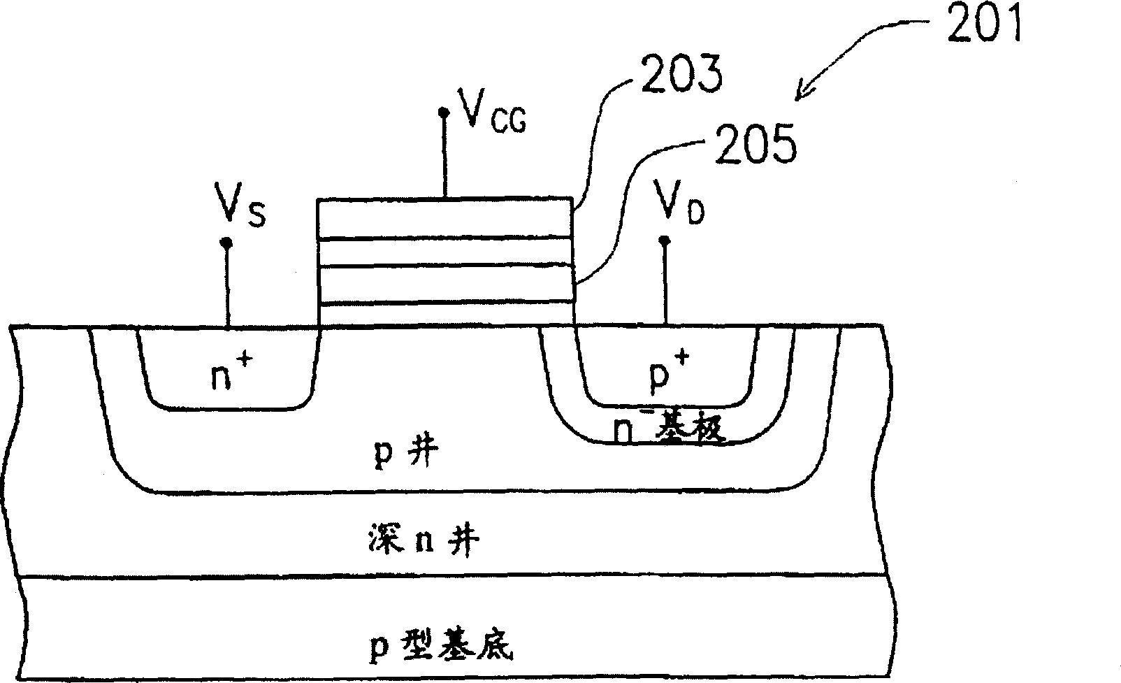 Flash memory cell and its preparing process