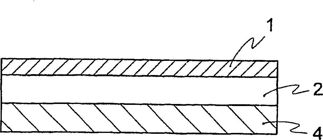 Thermoplastic polyimide resin film, multilayer body and method for manufacturing printed wiring board composed of same