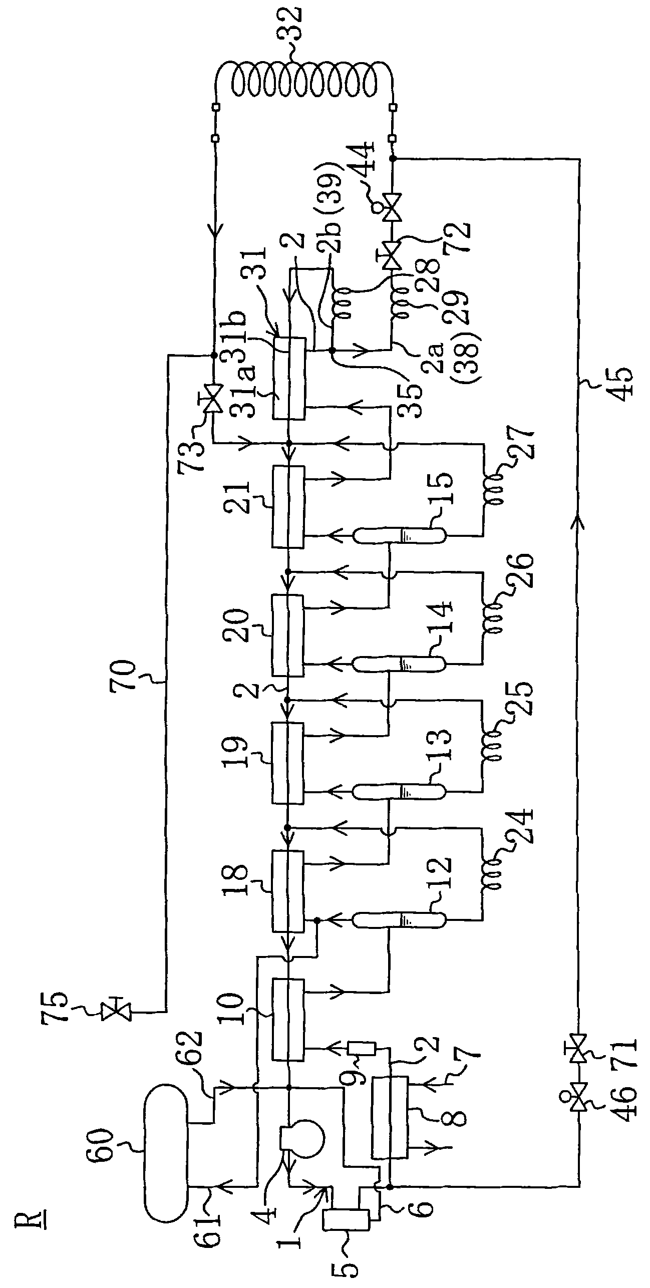 Ultra-low temperature freezer, refrigeration system and vacuum apparatus