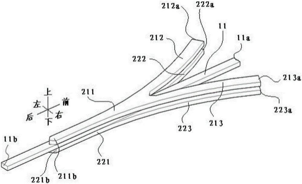 Micro-channel structure used for two-dimensional hydrodynamic focusing and microfluid chip