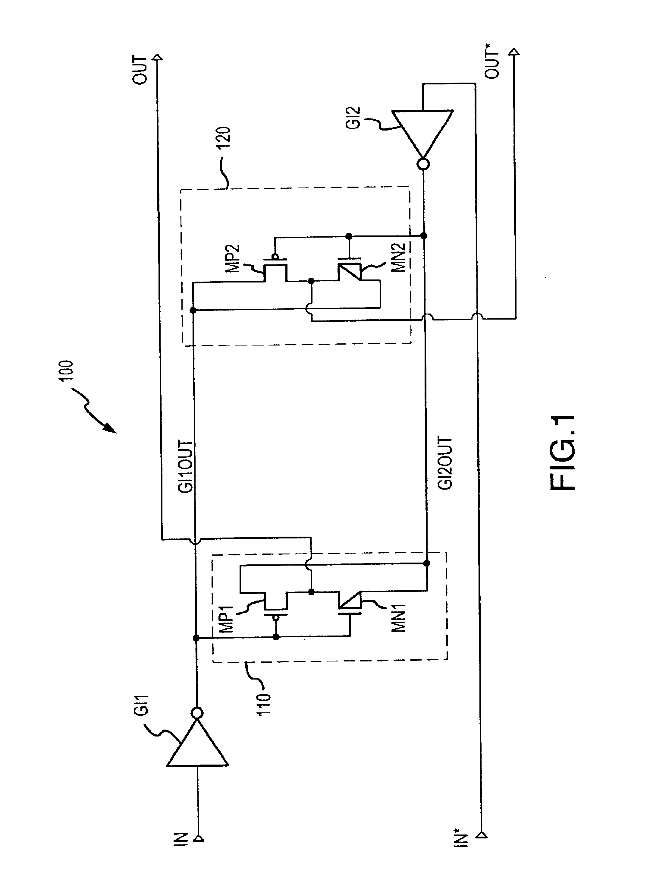 Constant delay zero standby differential logic receiver and method