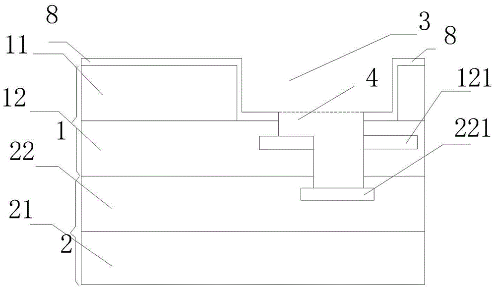 Through silicon var wafer interconnection process