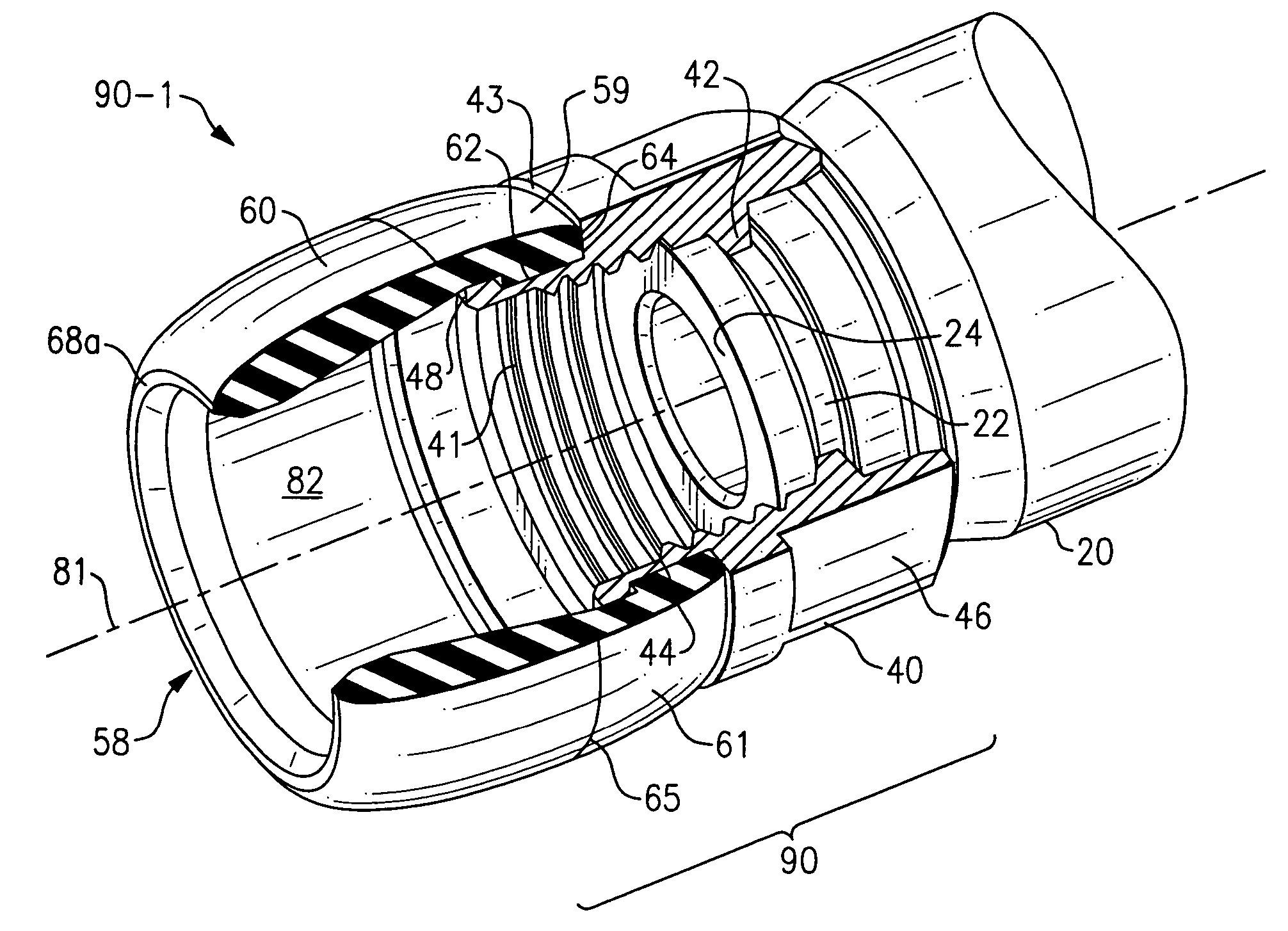 Nut seal assembly for coaxial cable system components