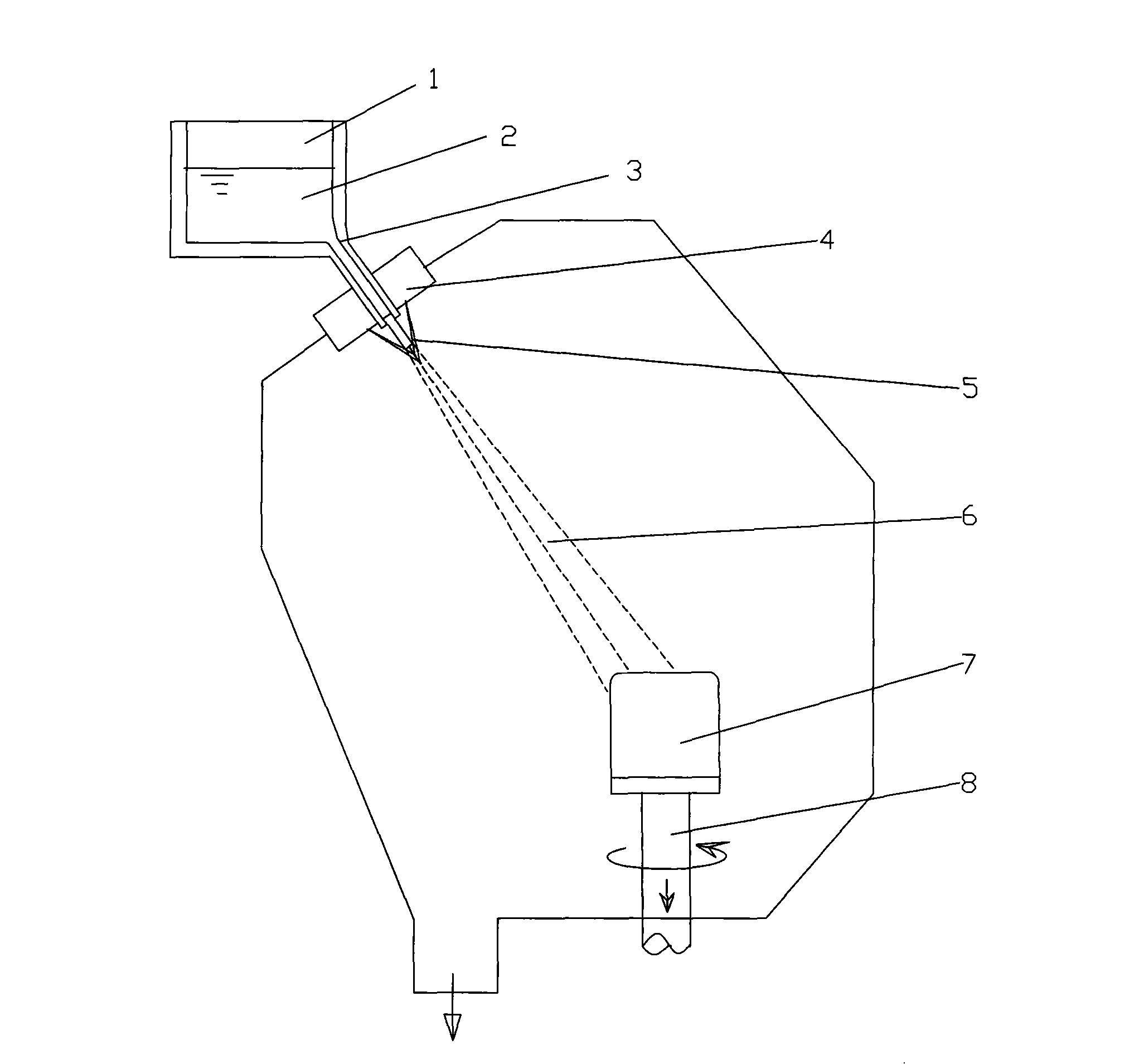 Continuous production technique of spray forming ingot