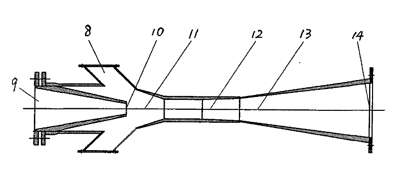 Jet pump suction type enteromorpha prolifera collecting equipment