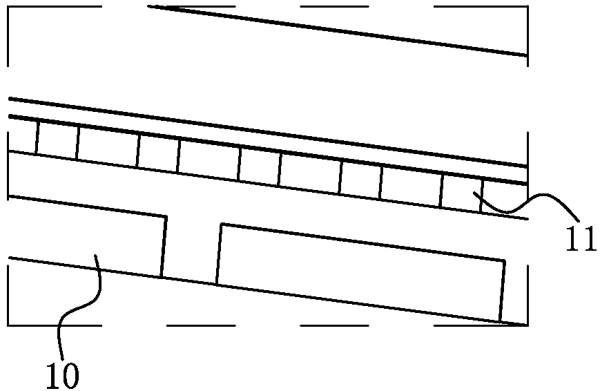 Exhaust structure of double-color mold