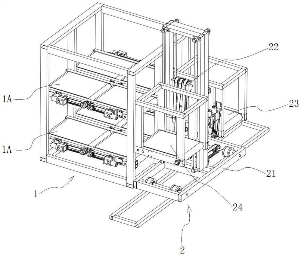 A double-conversion multi-storey three-dimensional parking device control system and its control method