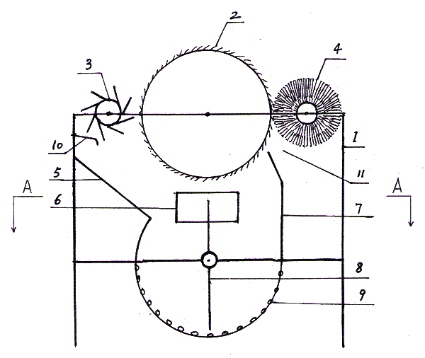 Cotton boll shucker