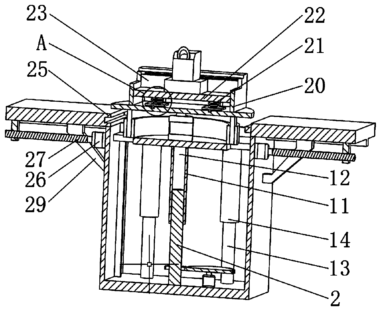 Mobile device for facilitating transportation of warship electromagnetic rail gun