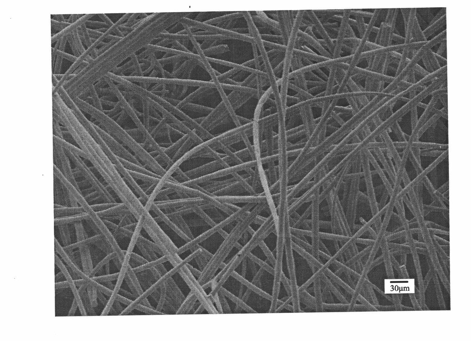 Zirconia mesoporous fiber and preparation method thereof