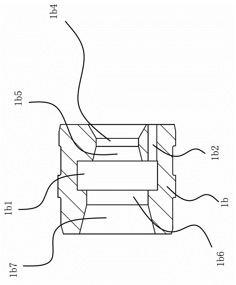 Expansion valve components, one-way expansion valve and two-way circulation expansion valve