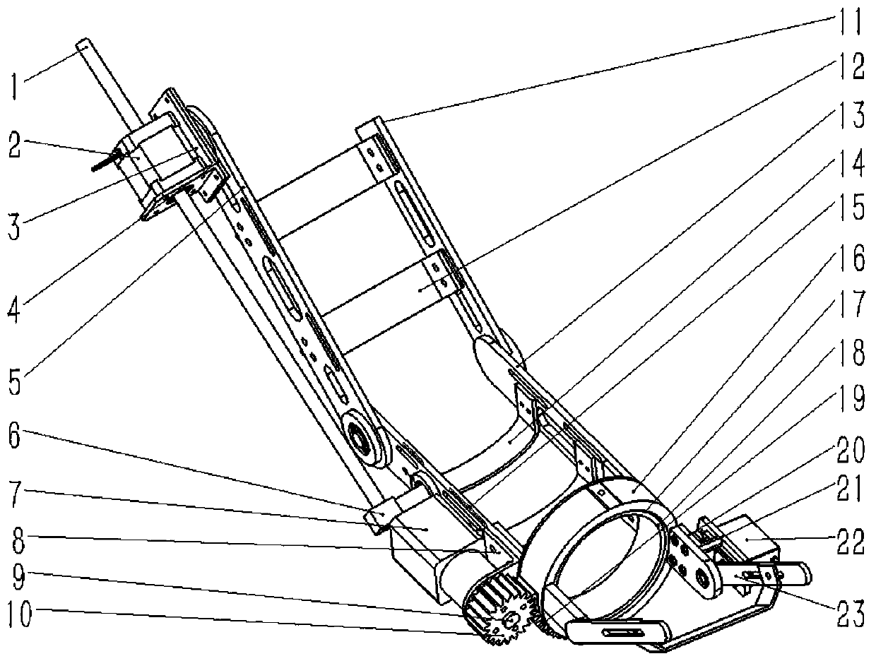 Upper limb exoskeleton mechanical arm and control method of rehabilitation training