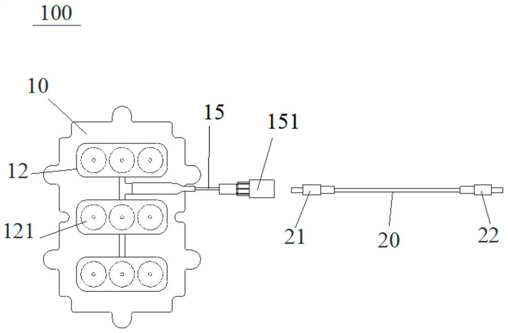 Tumor electric field treatment system and electrode patch assembly thereof