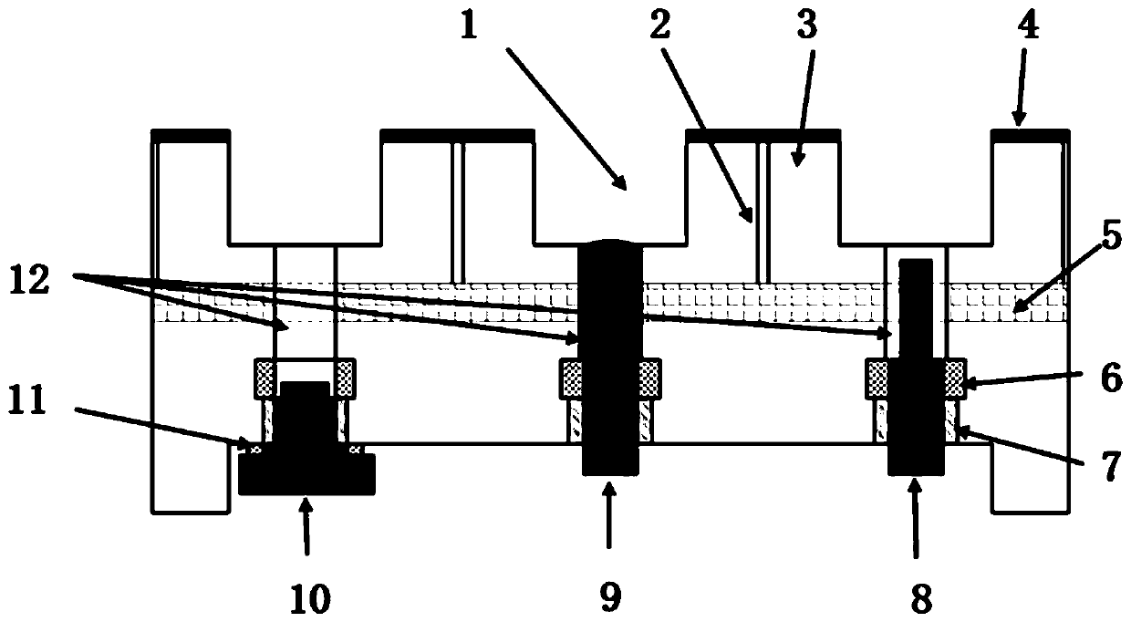 Multifunctional online test system for large-area fuel cell