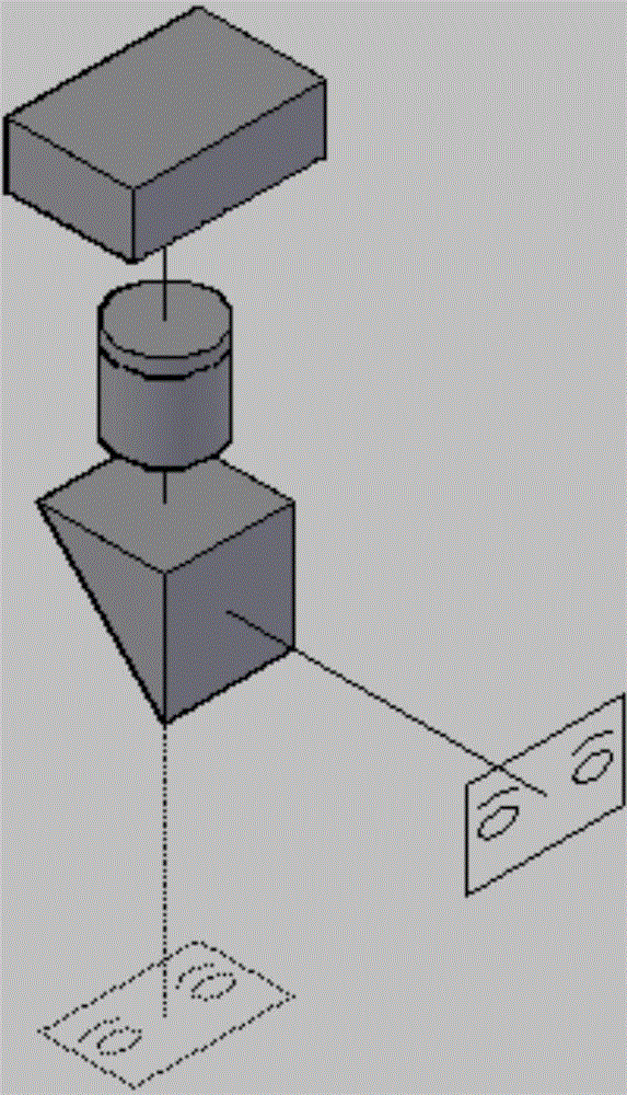 Double eye iris image acquisition module for mobile device