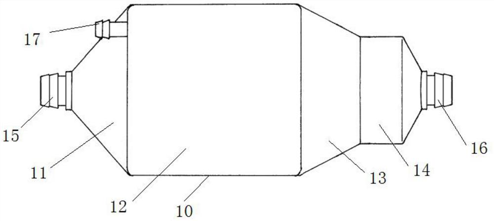 A membrane oxygenator