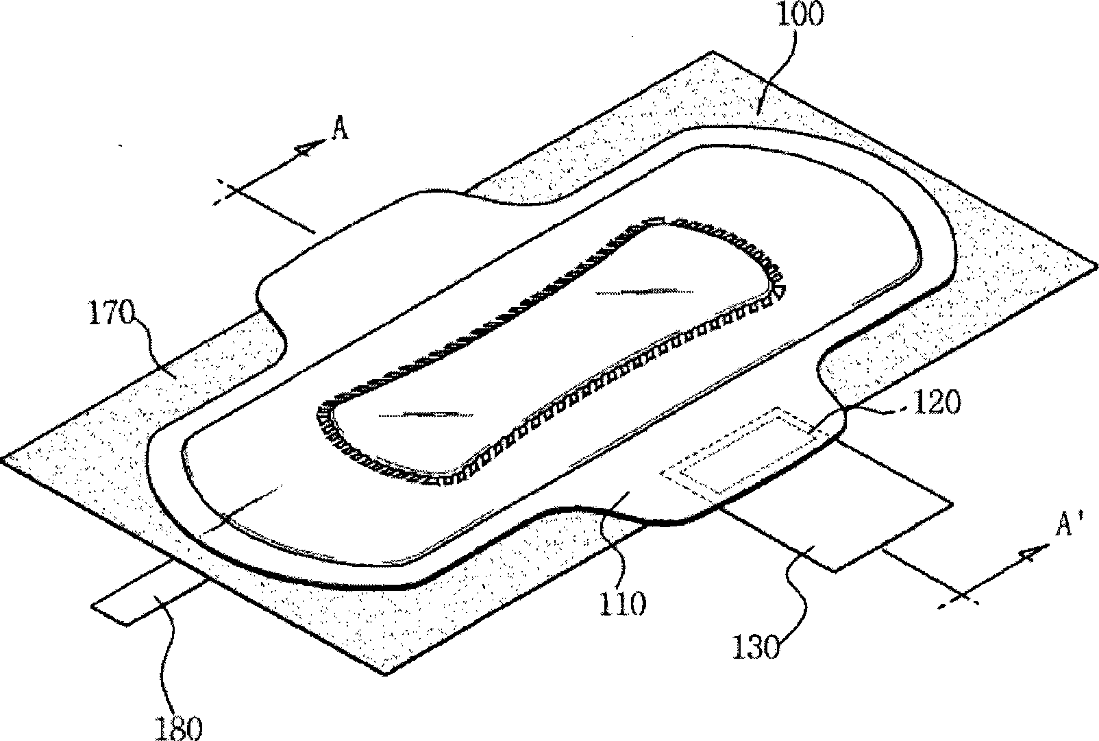 Sanitary napkin containing herb ingredients