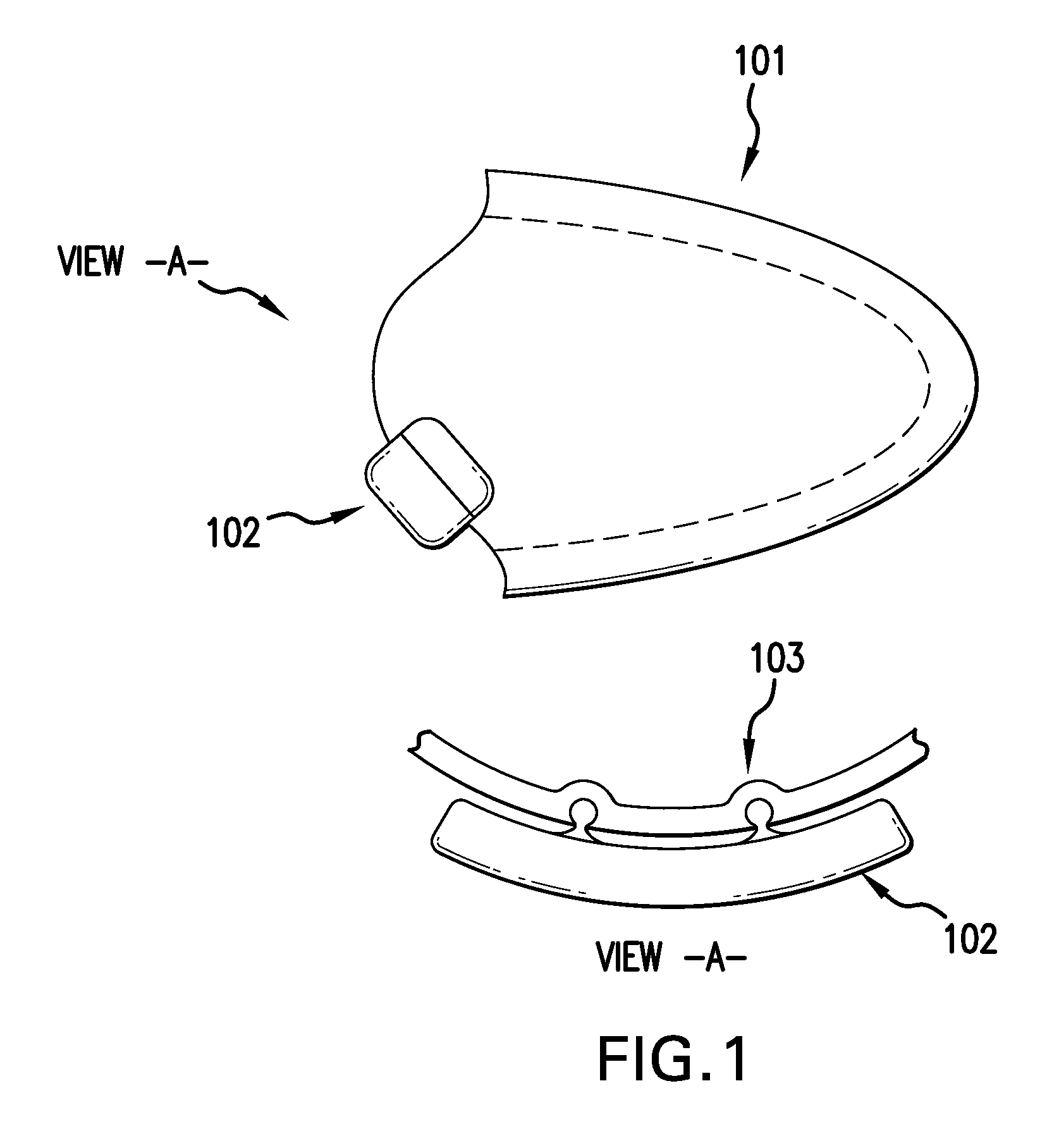 Device and method for opening an airway