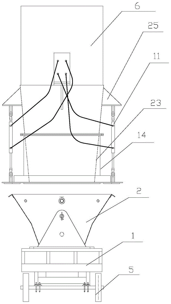 Tar ammonia water clarification tank slag discharge device