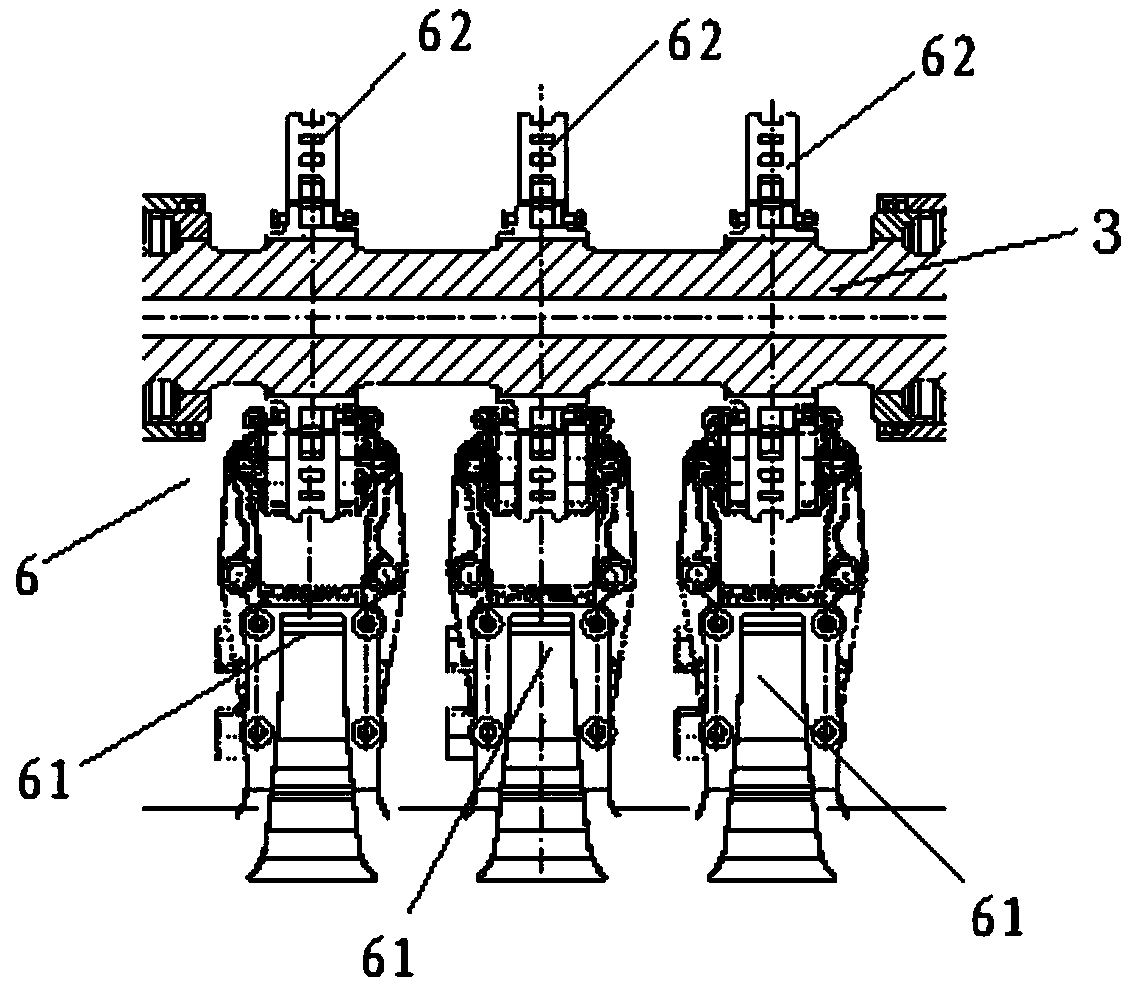 Trailer gauge-changeable bogie used for railway vehicle