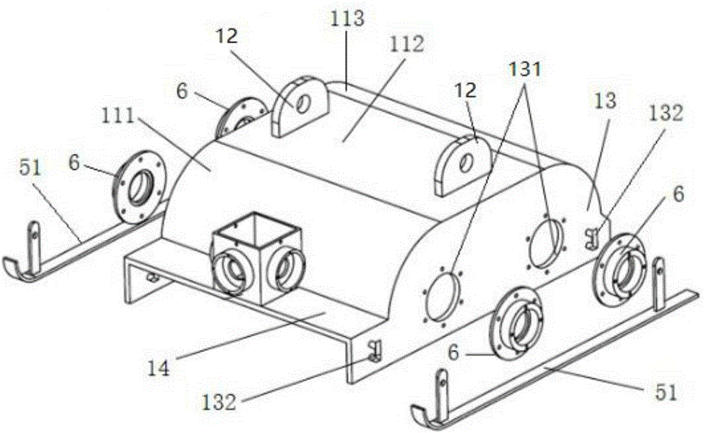 Counter-rotating double-roller anti-winding banana straw crushing and returning machine